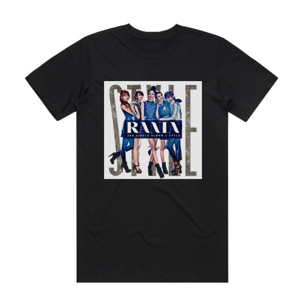 RaNia Style Album Cover T-Shirt Black