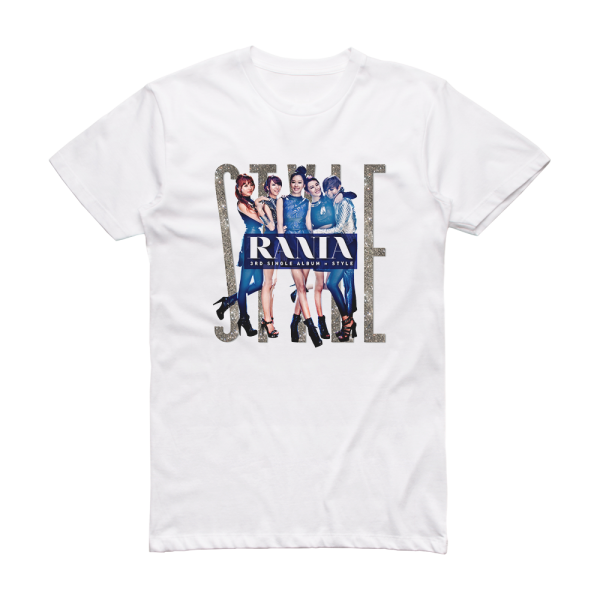 RaNia Style Album Cover T-Shirt White