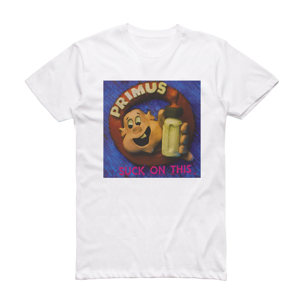 Primus Suck On This Album Cover T-Shirt White