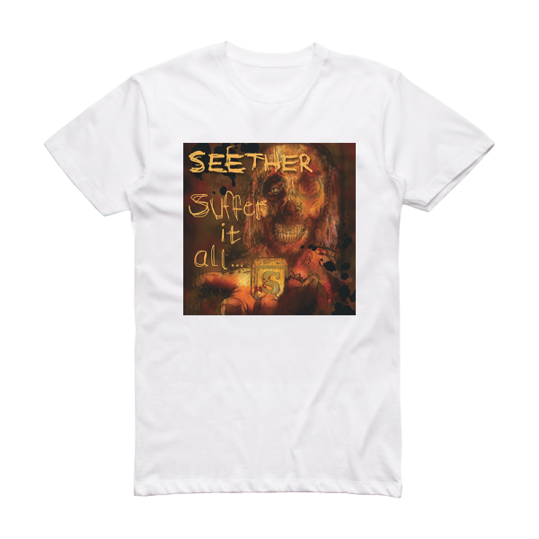 Seether Suffer It All Album Cover T-Shirt White