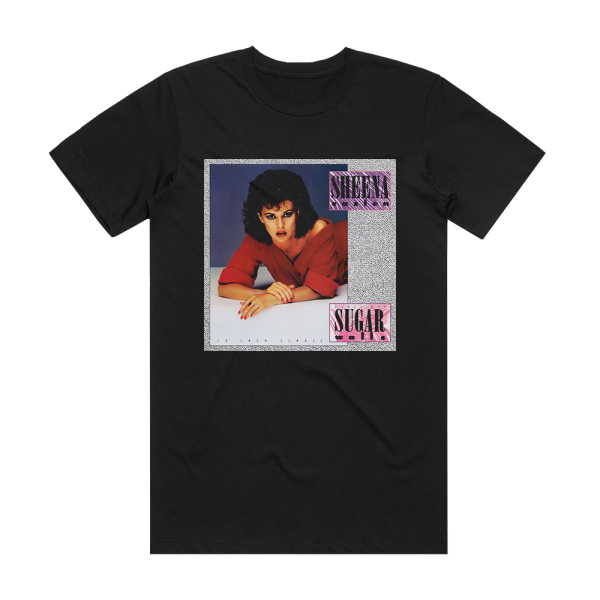 Sheena Easton Sugar Walls Album Cover T-Shirt Black