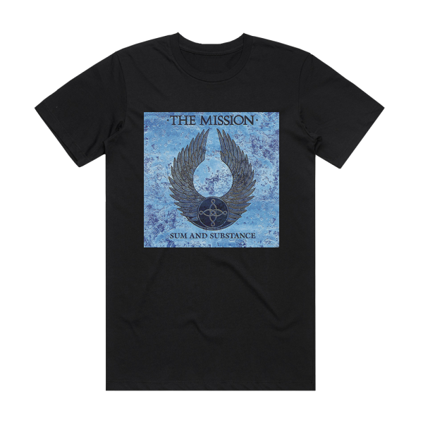 The Mission Sum And Substance 1 Album Cover T-Shirt Black