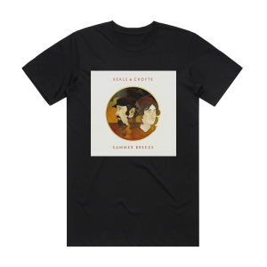 Seals and Crofts Summer Breeze Album Cover T-Shirt Black