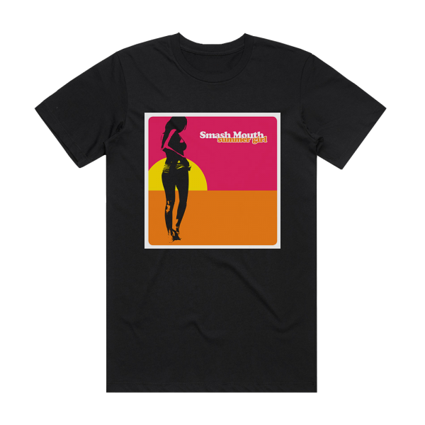 Smash Mouth Summer Girl Album Cover T-Shirt Black