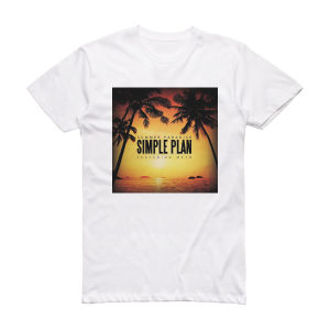 Simple Plan Summer Paradise 1 Album Cover T-Shirt White