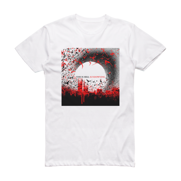 This Is Hell Sundowning Album Cover T-Shirt White