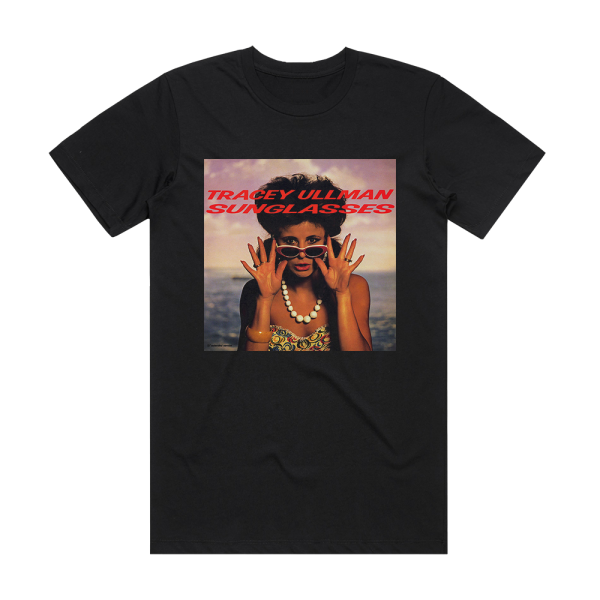 Tracey Ullman Sunglasses Album Cover T-Shirt Black
