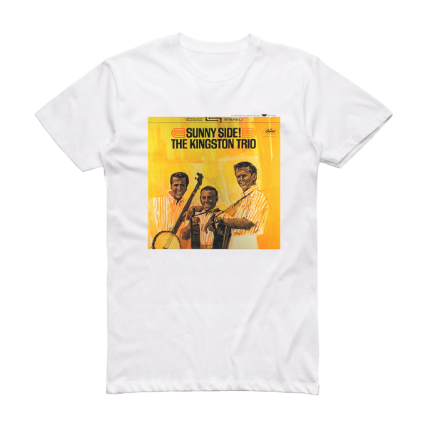 The Kingston Trio Sunny Side Album Cover T-Shirt White