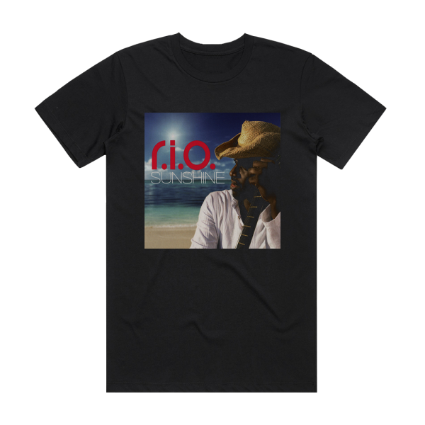 R I O Sunshine Album Cover T-Shirt Black