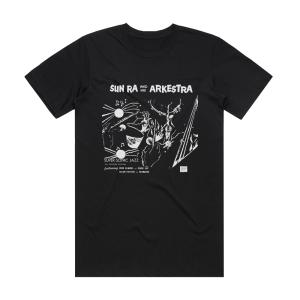 Sun Ra Arkestra Super Sonic Jazz Album Cover T-Shirt Black