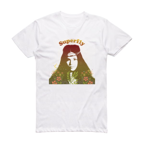 Superfly Superfly Album Cover T-Shirt White