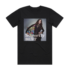 Superfly Superfly Best Album Cover T-Shirt Black