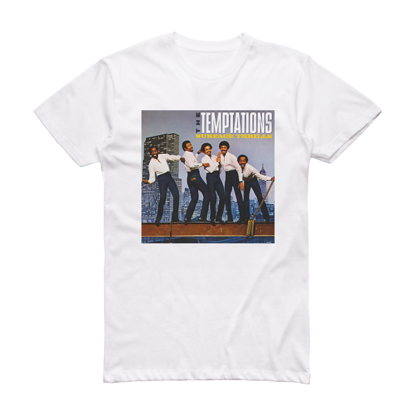 The Temptations Surface Thrills Album Cover T-Shirt White