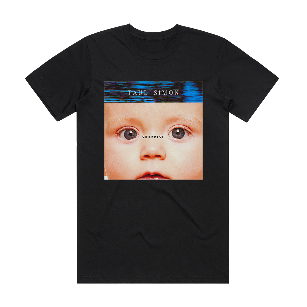Paul Simon Surprise Album Cover T-Shirt Black – ALBUM COVER T-SHIRTS