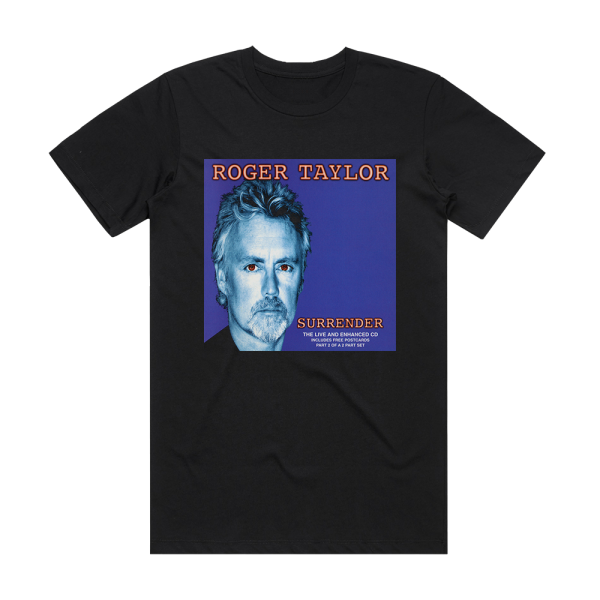 Roger Taylor Surrender 2 Album Cover T-Shirt Black