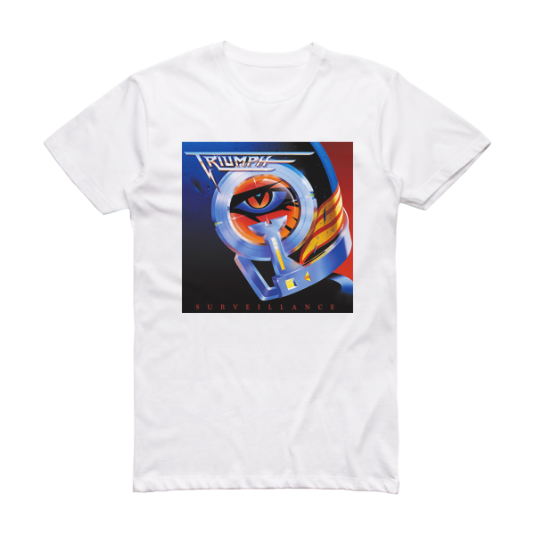 Triumph Surveillance Album Cover T-Shirt White