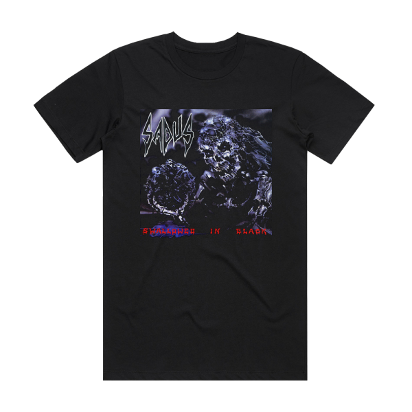 Sadus Swallowed In Black Album Cover T-Shirt Black