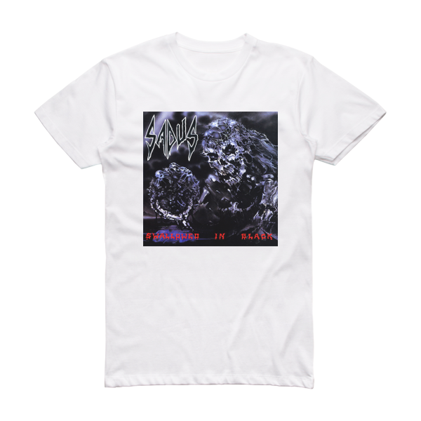 Sadus Swallowed In Black Album Cover T-Shirt White