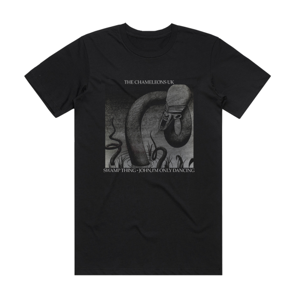 The Chameleons Swamp Thing John Im Only Dancing Album Cover T-Shirt Black