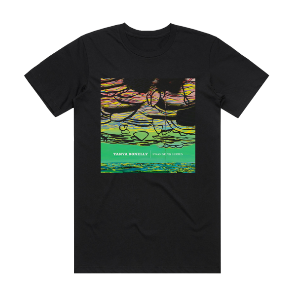 Tanya Donelly Swan Song Series Album Cover T-Shirt Black