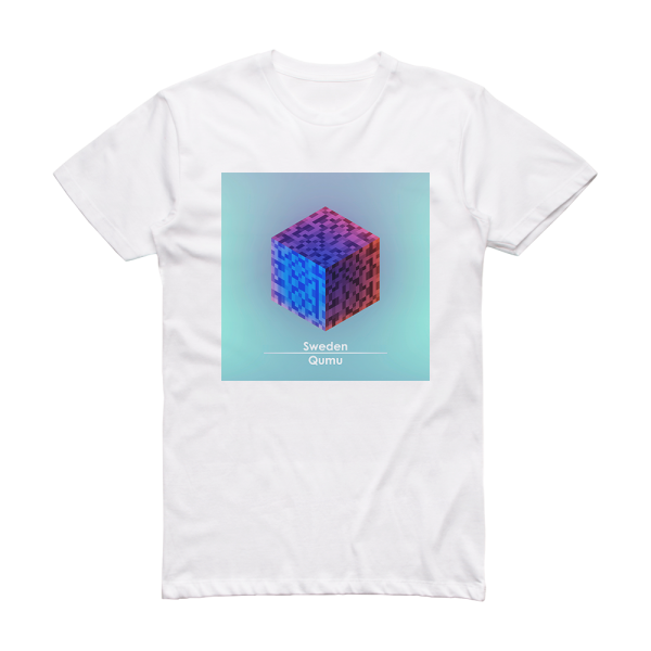 Qumu Sweden From Minecraft Album Cover T-Shirt White