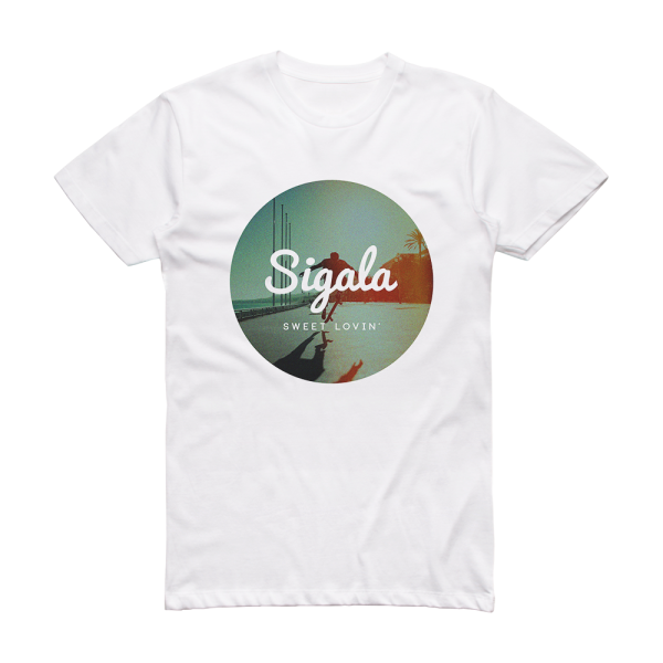 Sigala Sweet Lovin Album Cover T-Shirt White