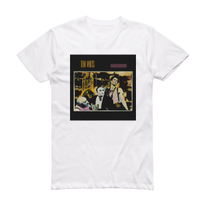 Tom Waits Swordfishtrombones Album Cover T-Shirt White