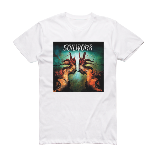 Soilwork Sworn To A Great Divide Album Cover T-Shirt White