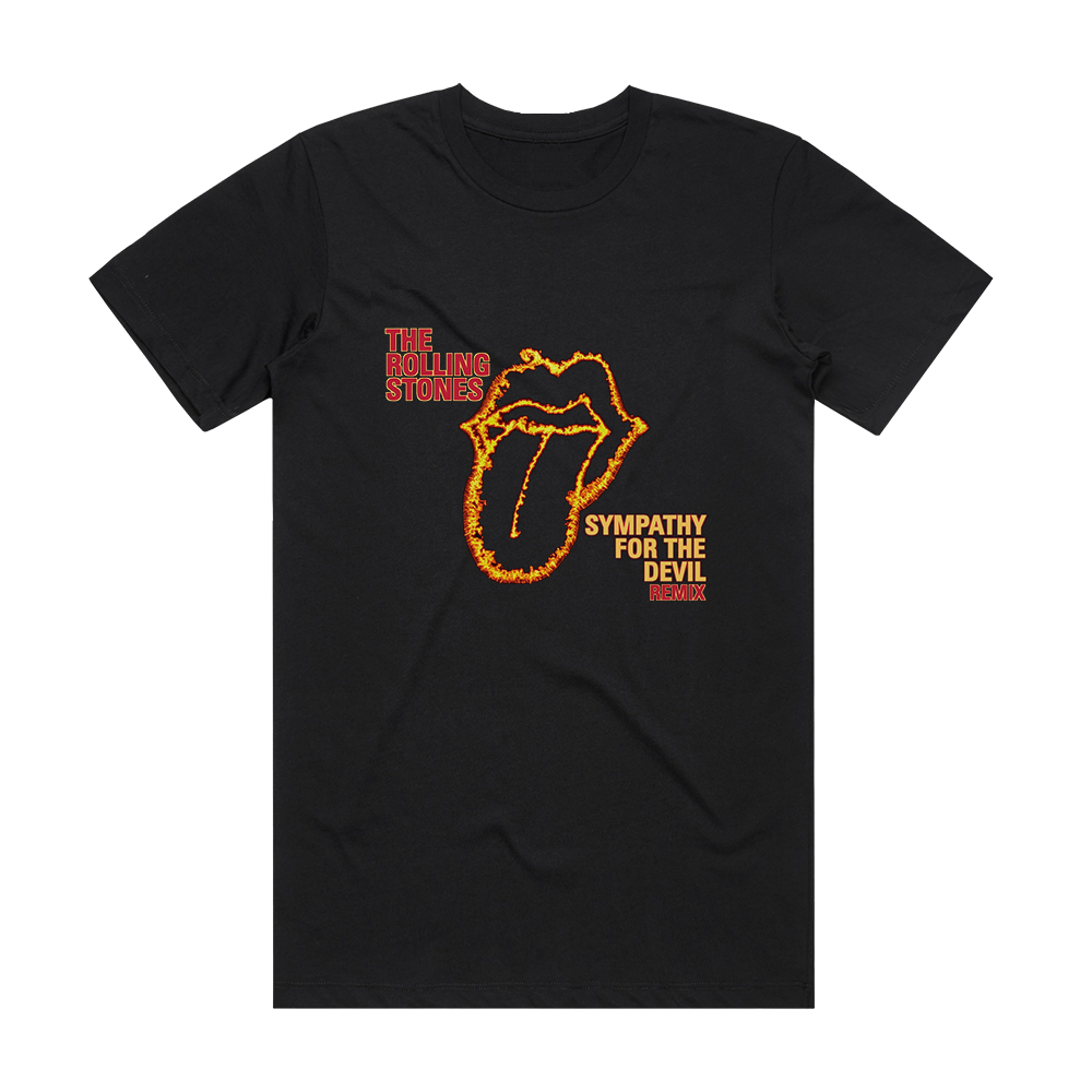 The Rolling Stones Sympathy For The Devil Album Cover T-Shirt Black ...