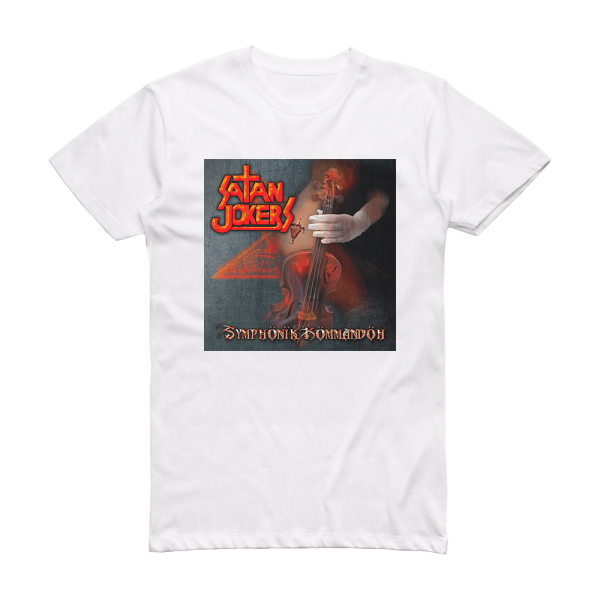 Satan Jokers Symphnk Kmmandh Album Cover T-Shirt White
