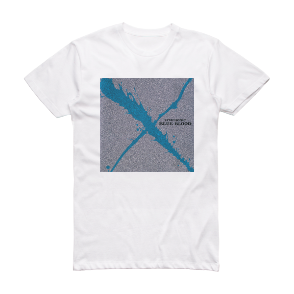 X JAPAN Symphonic Blue Blood Album Cover T-Shirt White