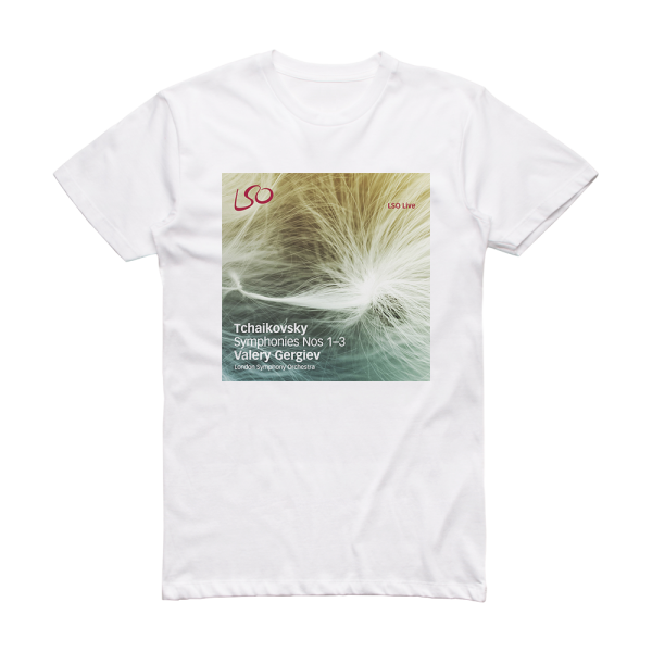 Pyotr Ilyich Tchaikovsky Symphonies Nos 1 3 Album Cover T-Shirt White