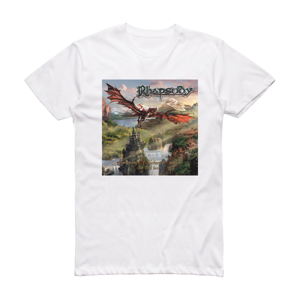 Rhapsody of Fire Symphony Of Enchanted Lands Ii The Dark Secret Album Cover T-Shirt White