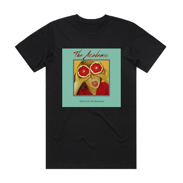 The Academic Tales From The Backseat Album Cover T-Shirt Black