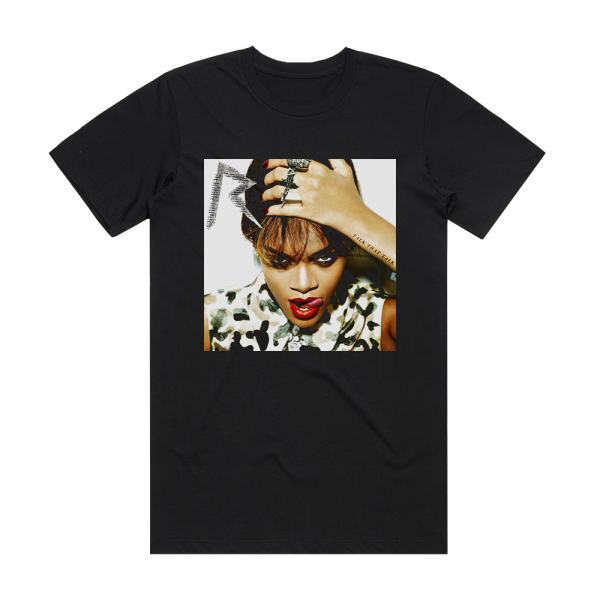 Rihanna Talk That Talk 1 Album Cover T-Shirt Black