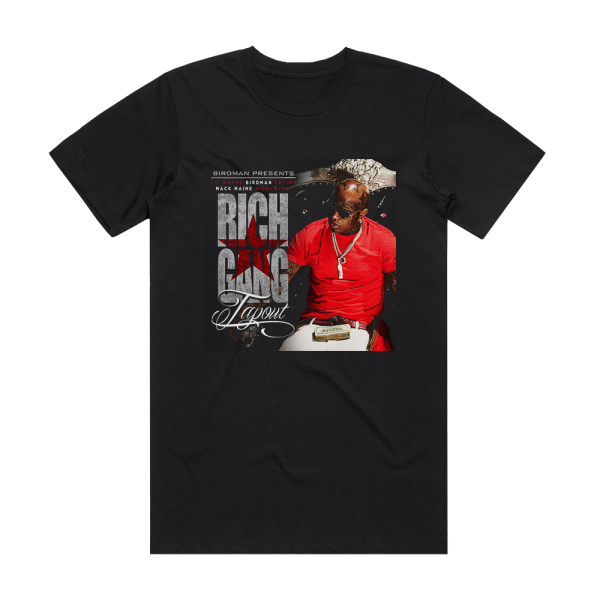 Rich Gang Tapout Album Cover T-Shirt Black