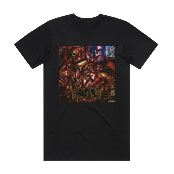 Sikfuk Teabagged At Birth Album Cover T-Shirt Black