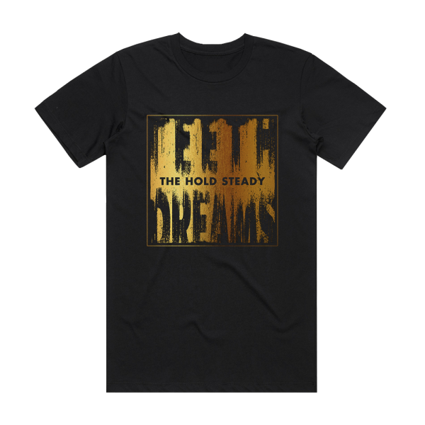 The Hold Steady Teeth Dreams Album Cover T-Shirt Black