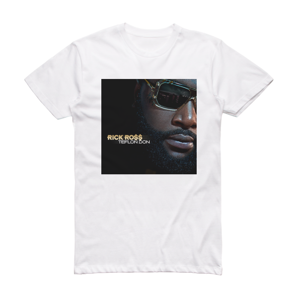 Rick Ross Teflon Don Album Cover T-Shirt White