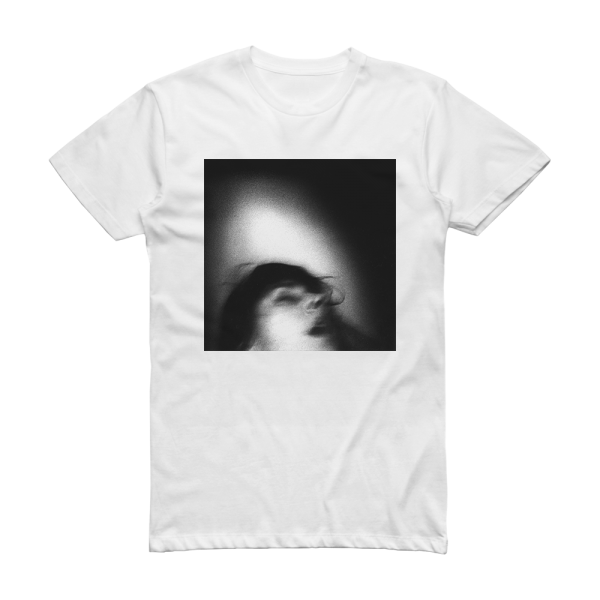 Set Fire to Flames Telegraphs In Negative Mouths Trapped In Static Album Cover T-Shirt White