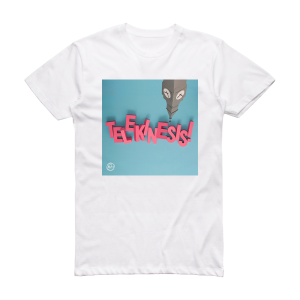 Telekinesis Telekinesis Special Edition Album Cover T-Shirt White