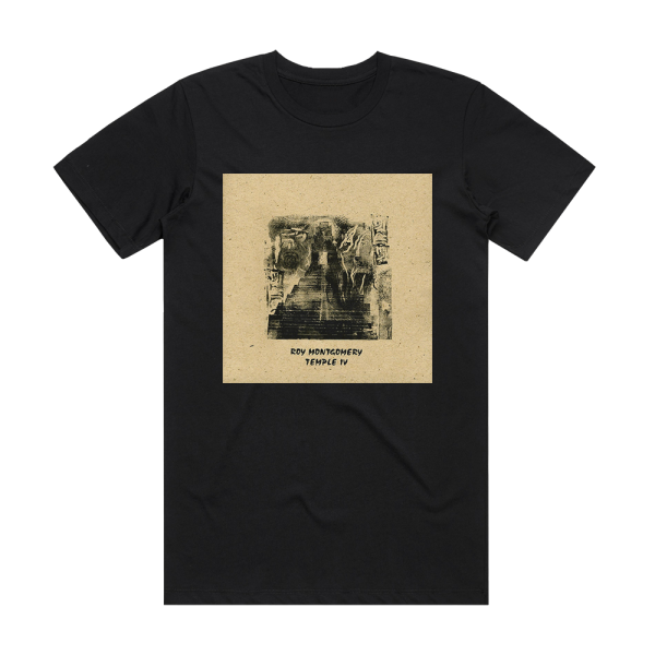 Roy Montgomery Temple Iv Album Cover T-Shirt Black