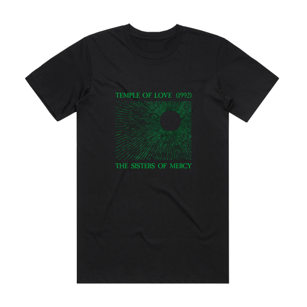 The Sisters of Mercy Temple Of Love 1 Album Cover T-Shirt Black