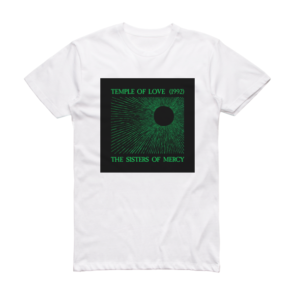 The Sisters of Mercy Temple Of Love 1 Album Cover T-Shirt White