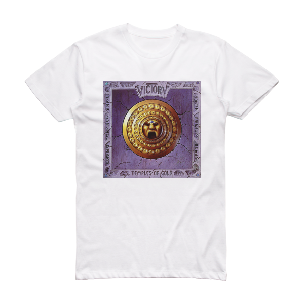 Victory Temples Of Gold Album Cover T-Shirt White