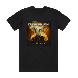 Primal instinct Terrified Album Cover T-Shirt Black