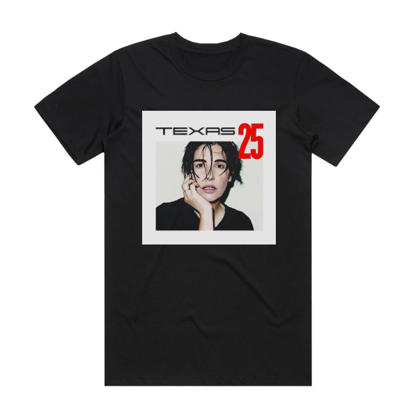 Texas Texas 25 Album Cover T-Shirt Black
