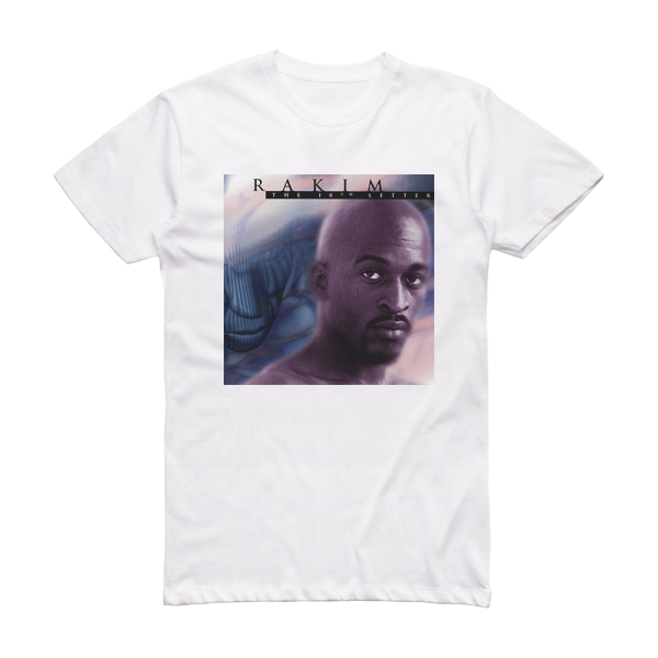 Rakim The 18Th Letter Album Cover T-Shirt White