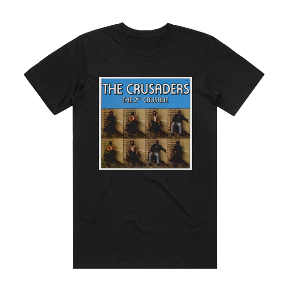 The Crusaders The 2Nd Crusade Album Cover T-Shirt Black
