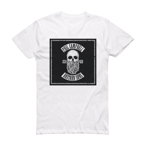 Phil Campbell and the Bastard Sons The Age Of Absurdity Album Cover T-Shirt White